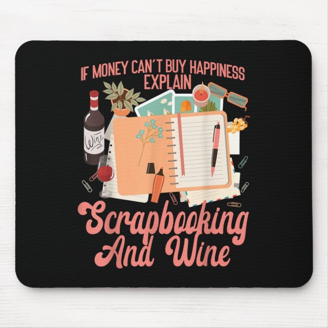 Scrapbooking Wine If Money Can't Buy Hapness Expla Musmatta (Framsidan)
