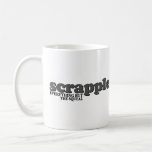 Scrapple tjaller kaffemugg
