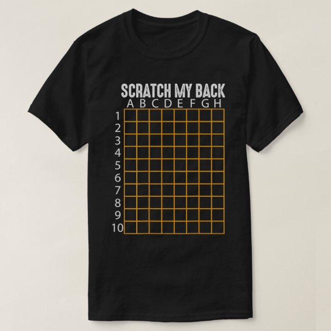 Scratch My Back Funny Back Scratcher Scratching  T Shirt (Design framsida)