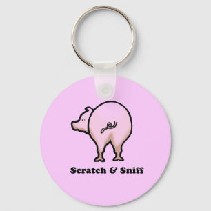 Scratch n Sniff baby t-shirt Nyckelring