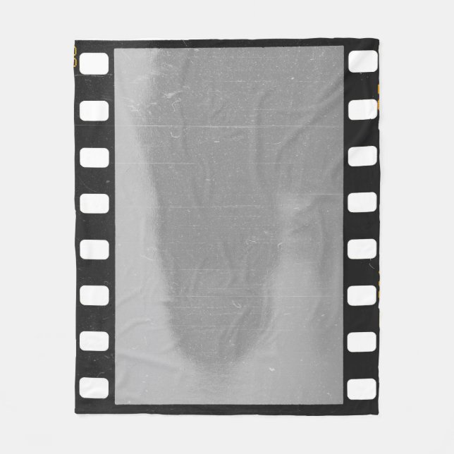 Scratchad filmremsa, platshållare för vintage. fleecefilt (Framsidan)