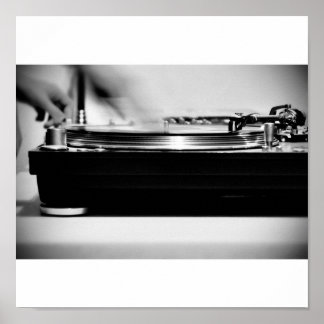 Scratchin på Turntable Poster