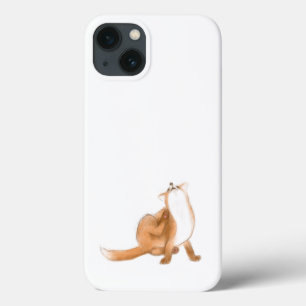 Scratching fox