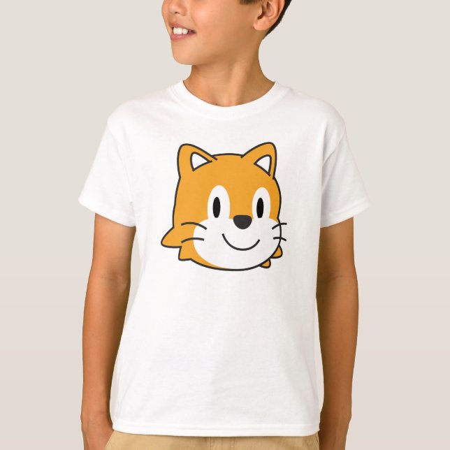 ScratchJr skjorta (ungar) Tee (Framsida)