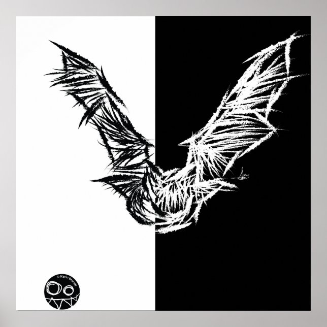 Scratchy Bat Poster/Print 1 Poster (Framsidan)