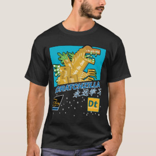 Scratchzilla manar skjorta för T Tee