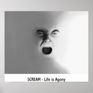 SCREAM - Livet är plågsamt Poster