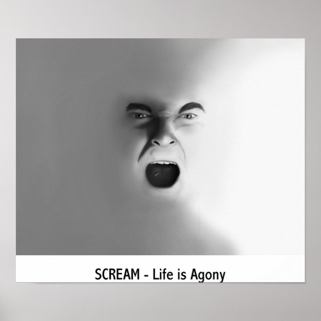 SCREAM - Livet är plågsamt Poster (Framsidan)