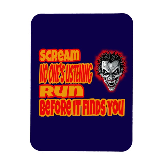 Scream & Run  Magnet (Vertikal)