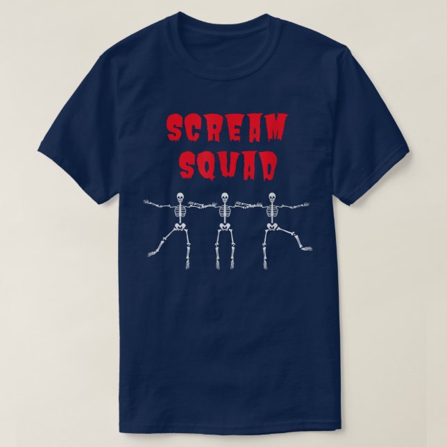 Scream Squad Group Halloween Fun Group Costume 738 T Shirt (Design framsida)