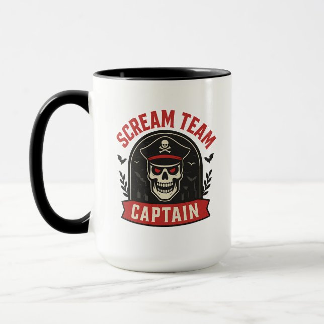Scream Team Captain | Halloween  Mugg (Vänster)