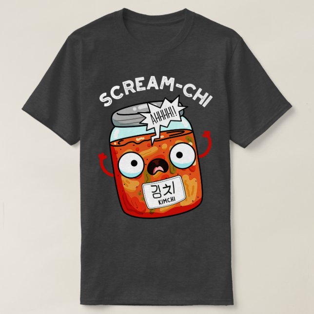 Screamchi Funny Kimchi Puns 1 T Shirt (Design framsida)