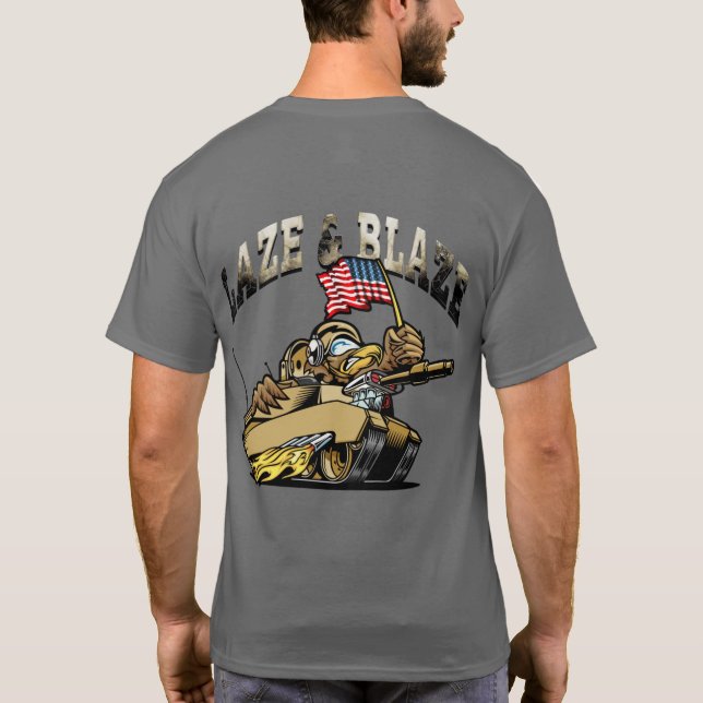 "SCREAMIN' LAZE & BLAZE" T-Shirt (Baksida)