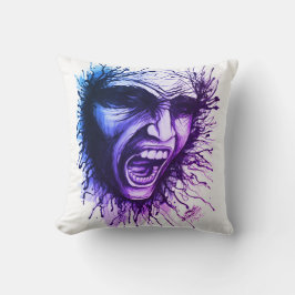 Screaming Ansikte Kudde