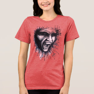 Screaming Ansikte T-Shirt