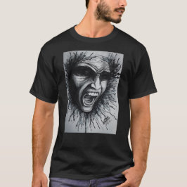 Screaming Ansikte T-Shirt