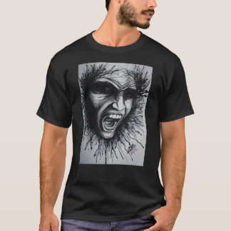 Screaming Ansikte T-Shirt