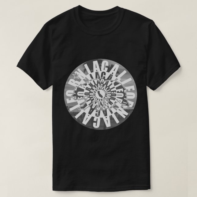 Screaming Cali-For-Nia T Shirt (Design framsida)