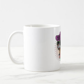 Screaming cat hypebeast tonåring kaffemugg