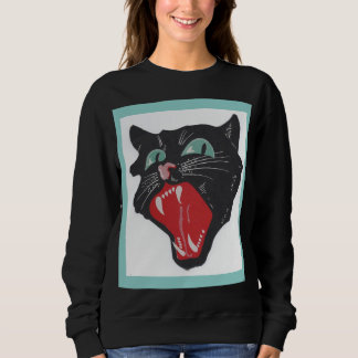 Screaming Cat Sweatshirt T Shirt