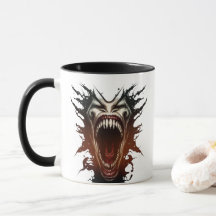 Screaming Daemon Horror Mugg