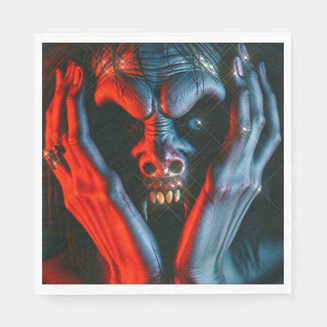 Screaming demon pappersservett (Framsidan)