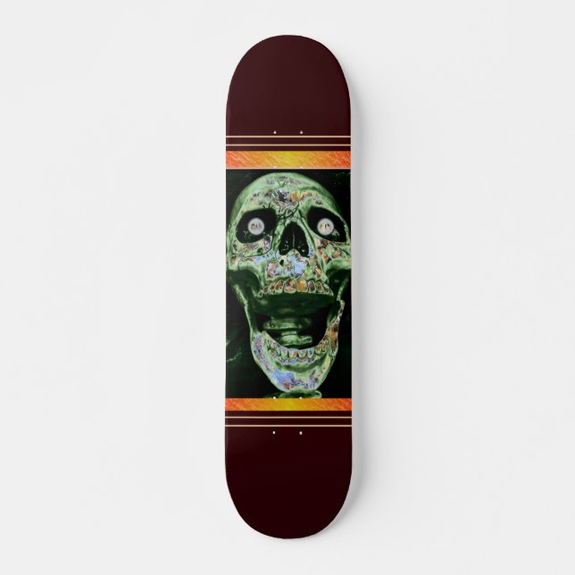 Screaming Döskalle skateboard (Framsida)