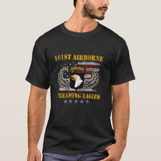 Screaming Eagle 101st Airborne Division Paratroope T Shirt
