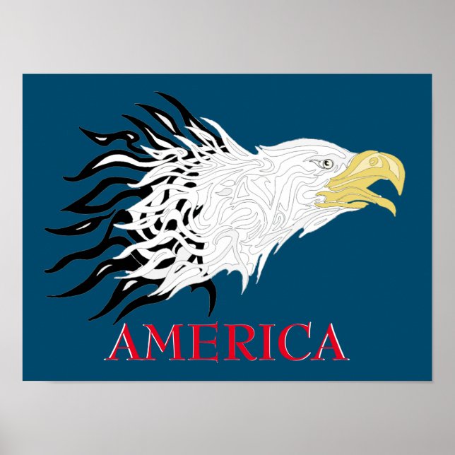 Screaming Eagle America Poster (Framsidan)