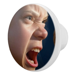 Screaming Girl ceramic knop Knopp