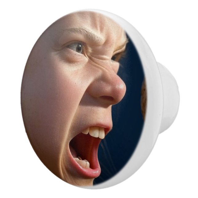Screaming Girl ceramic knop Knopp (Höger)