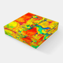 Screaming Gult Oil och Vatten Blanda inte