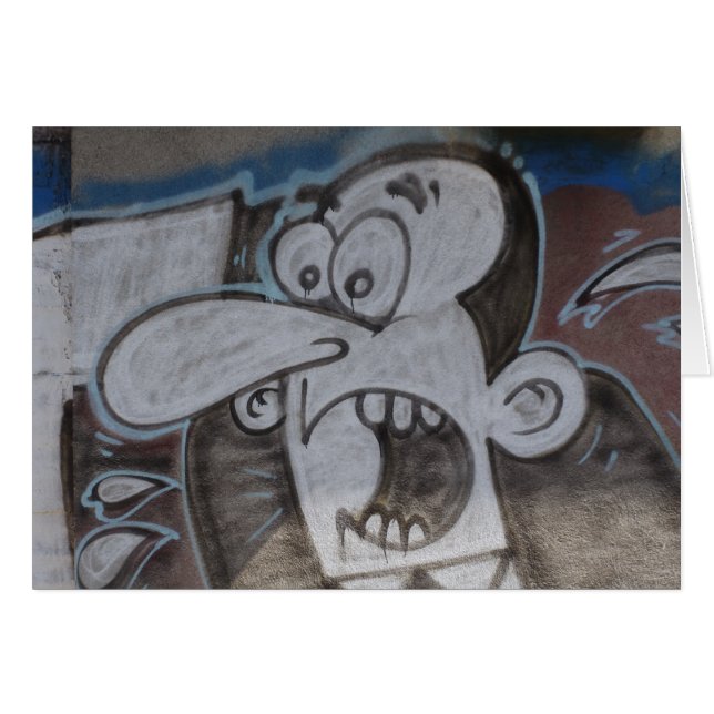 Screaming Hälsningskort (Framsidan Horizontal)