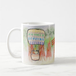 Screaming Hett-Luft-ballon Kaffemugg