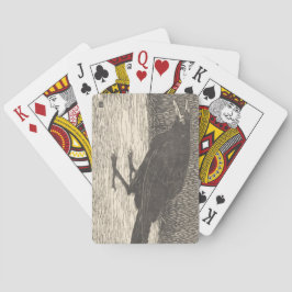 Screaming Kråka (av Jan Mankes) Casinokort