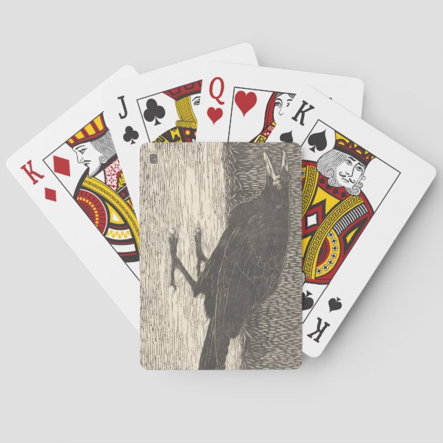 Screaming Kråka (av Jan Mankes) Casinokort (Baksidan)