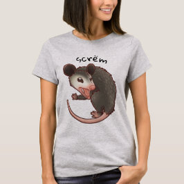 Screaming Opossum eller Scrëm Possum T-shirt