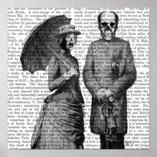 Screaming Woman och Skull Poster