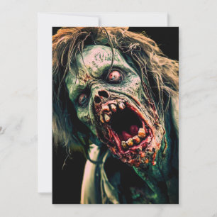 Screaming Zombie Inbjudningar
