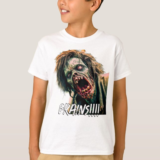 Screaming Zombie T Shirt (Framsida)