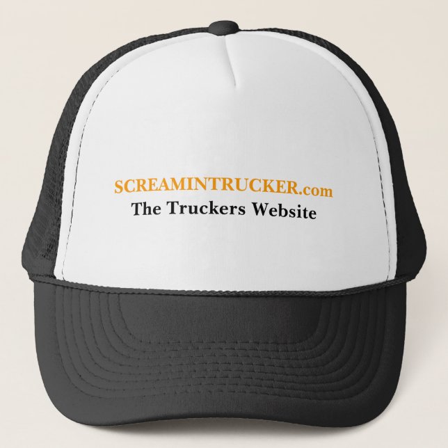 SCREAMINTRUCKER.com lastbilsförarewebsiten Keps (Framsida)