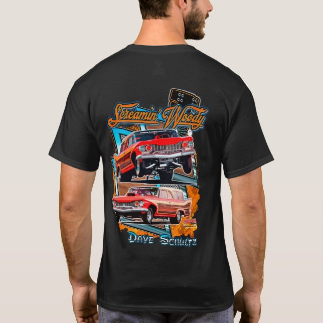 Screamin'Woody - Bild bakåt T Shirt (Baksida)