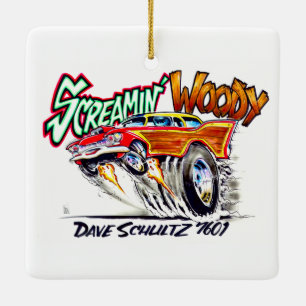 Screamin'Woody Julgransprydnad Keramik
