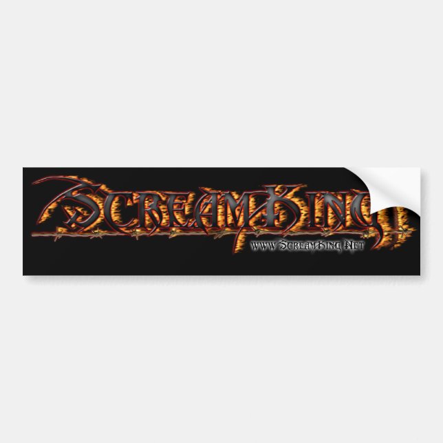 ScreamKing-dekal Bildekal (Framsidan)