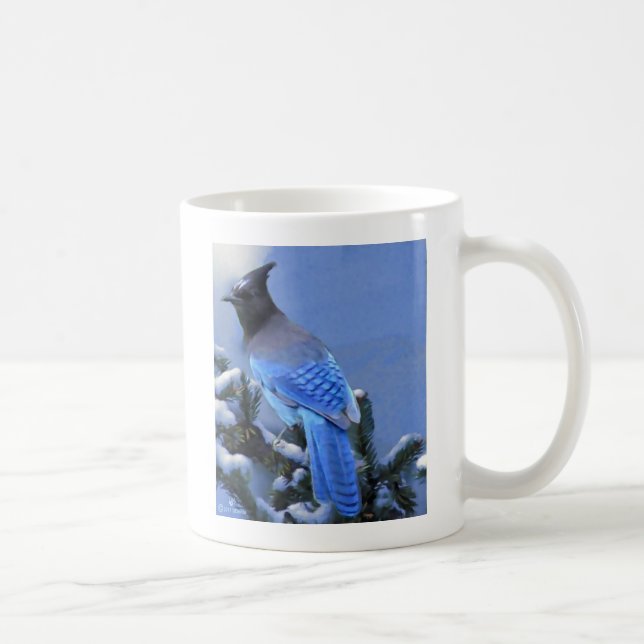 Screech - Steller's Jay Kaffemugg (Höger)