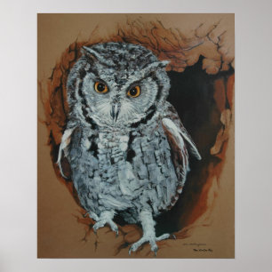 Screech Uggla Art Poster