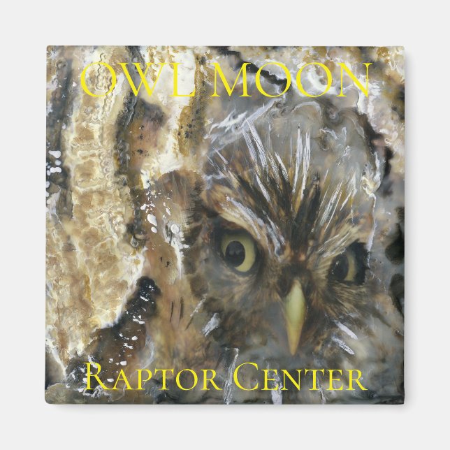 Screech Uggla Magnet (Framsidan)