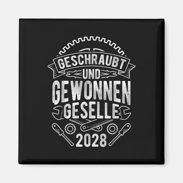 Screed and Won 2028 Magnet (Framsidan)