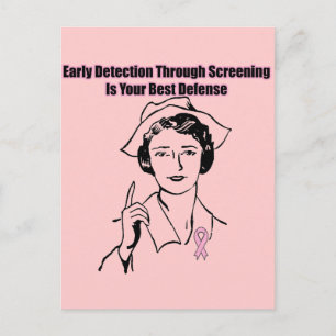 Screening av bröstcancer vykort
