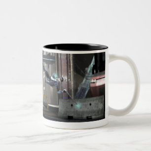 Screenshot: Cyborg vs Nightwing 2 Två-Tonad Mugg